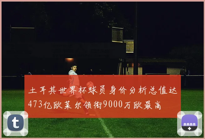 土耳其世界杯球员身价分析总值达473亿欧莱尔领衔9000万欧最高